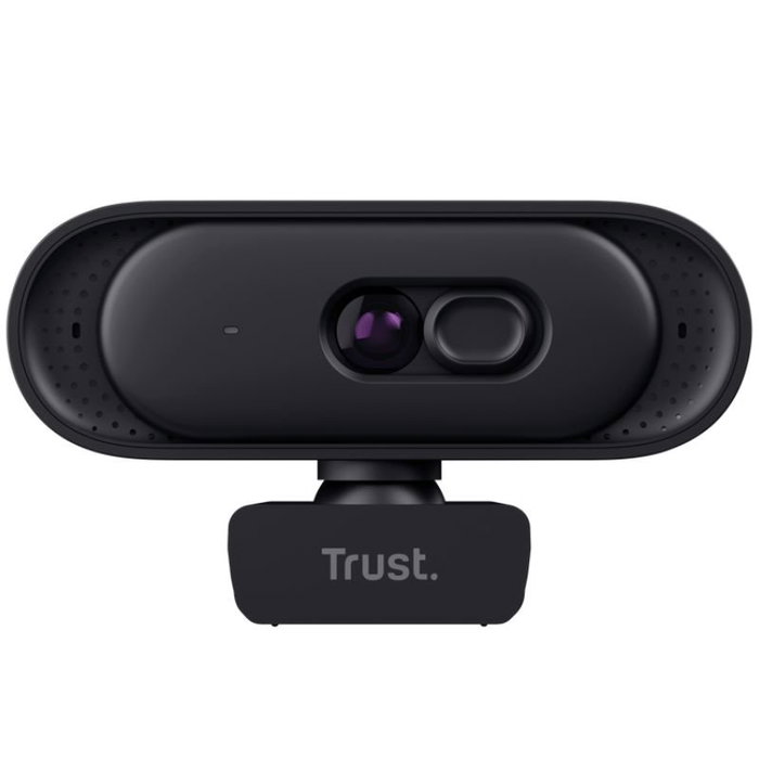 Trust Tomar 26141 Webcam QHD 2K con Obturador de Privacidad, Negro